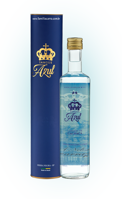 Cachaça Sangue Azul Família Carra - Serra Negra-SP